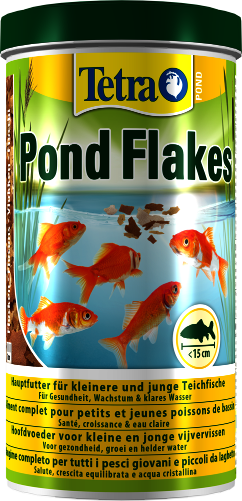 Tetra Pond Flakes de 1 à 10L Aliment complet en paillette pour bassin
