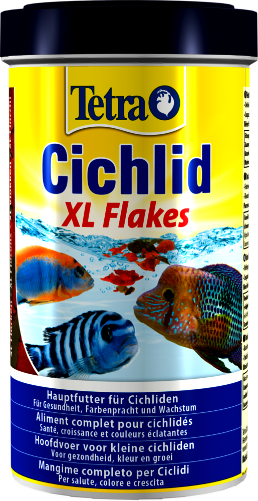 Tetra Cichlid XL Flakes 500ml - Verduijn Cichlids