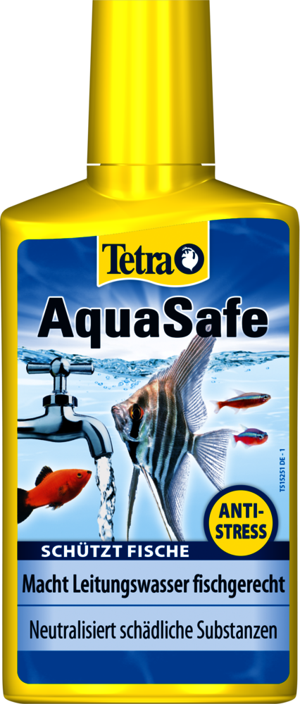 TETRA AQUASAFE 100ML 250ML 500ML 5L 5 LITRE FISH TANK TAP SAFE WATER  CONDITIONER