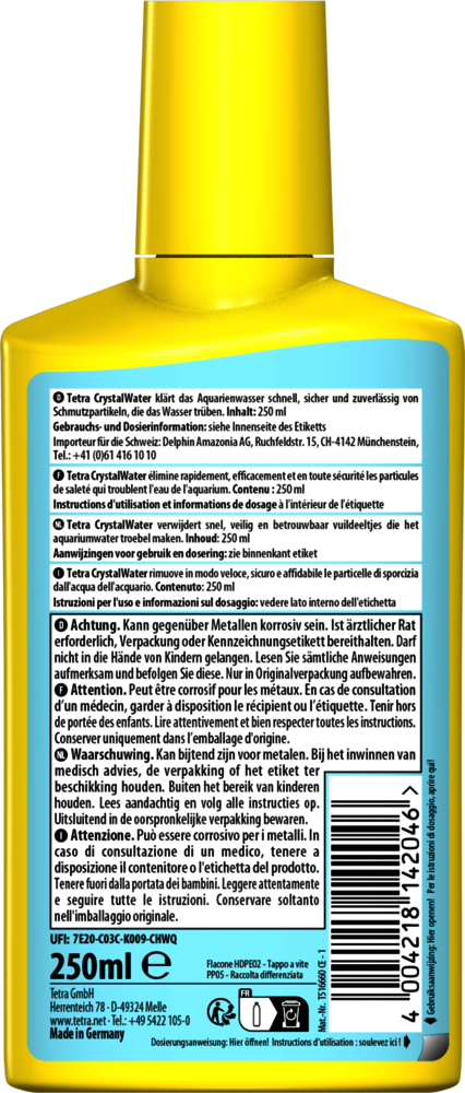 Tetra CrystalWater 100 ml - HORNBACH Luxembourg