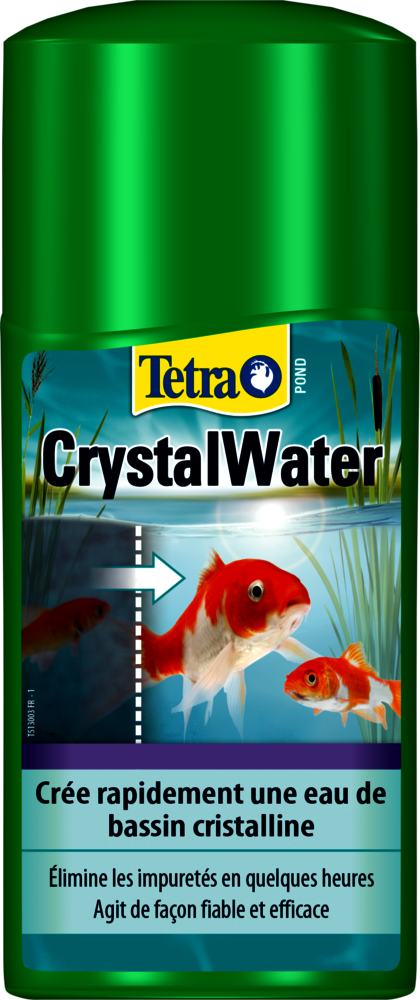 TETRA Pond Crystal Water 500 ml clarificateur d'eau pour bassin. Traite  jusqu'à 10000 L - Traitements de l'eau bassin/Traitements de l'eau -   - Aquariophilie