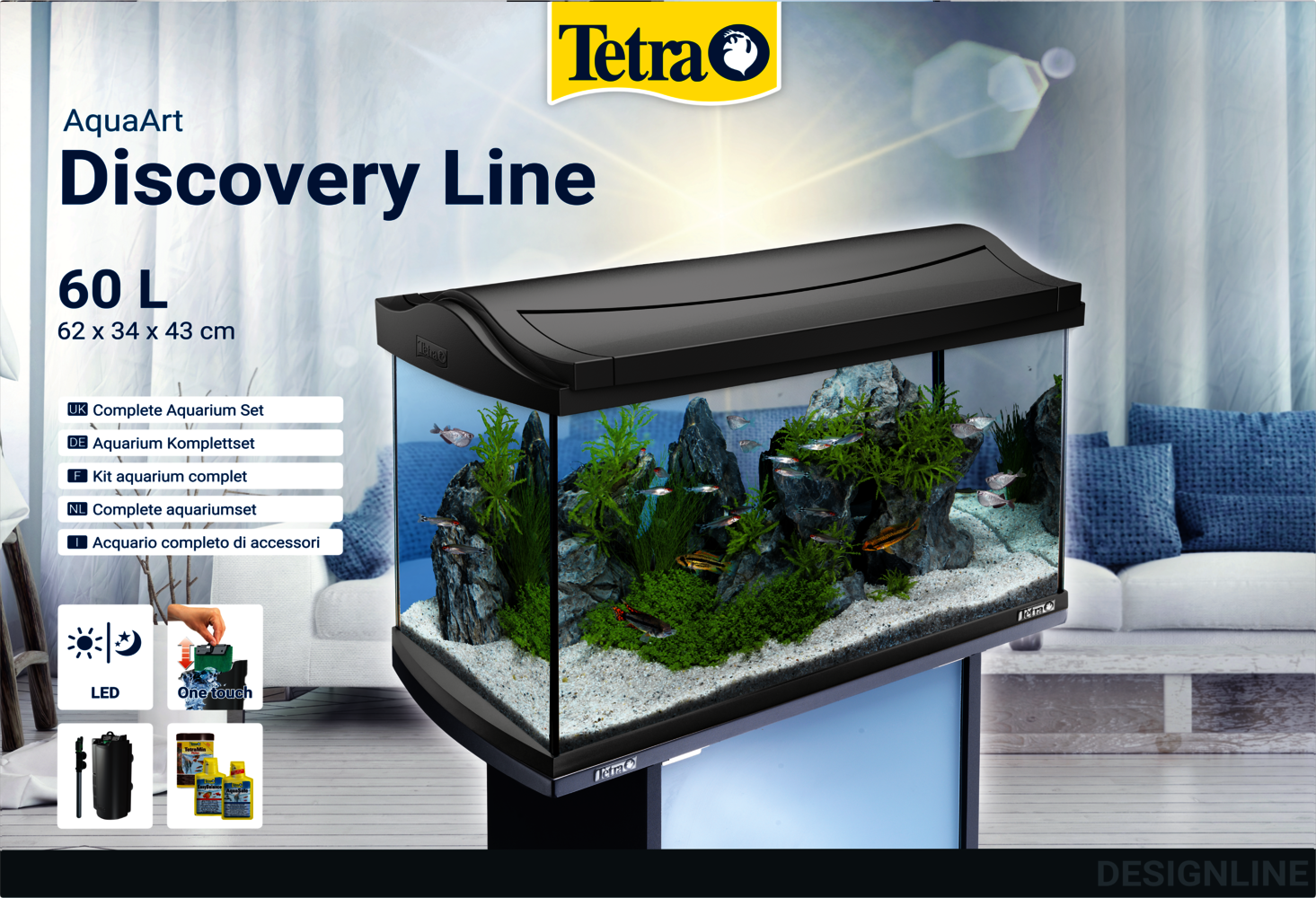 60l Tetra Aquarium - Flowgrow Aquascape/Aquarium Database