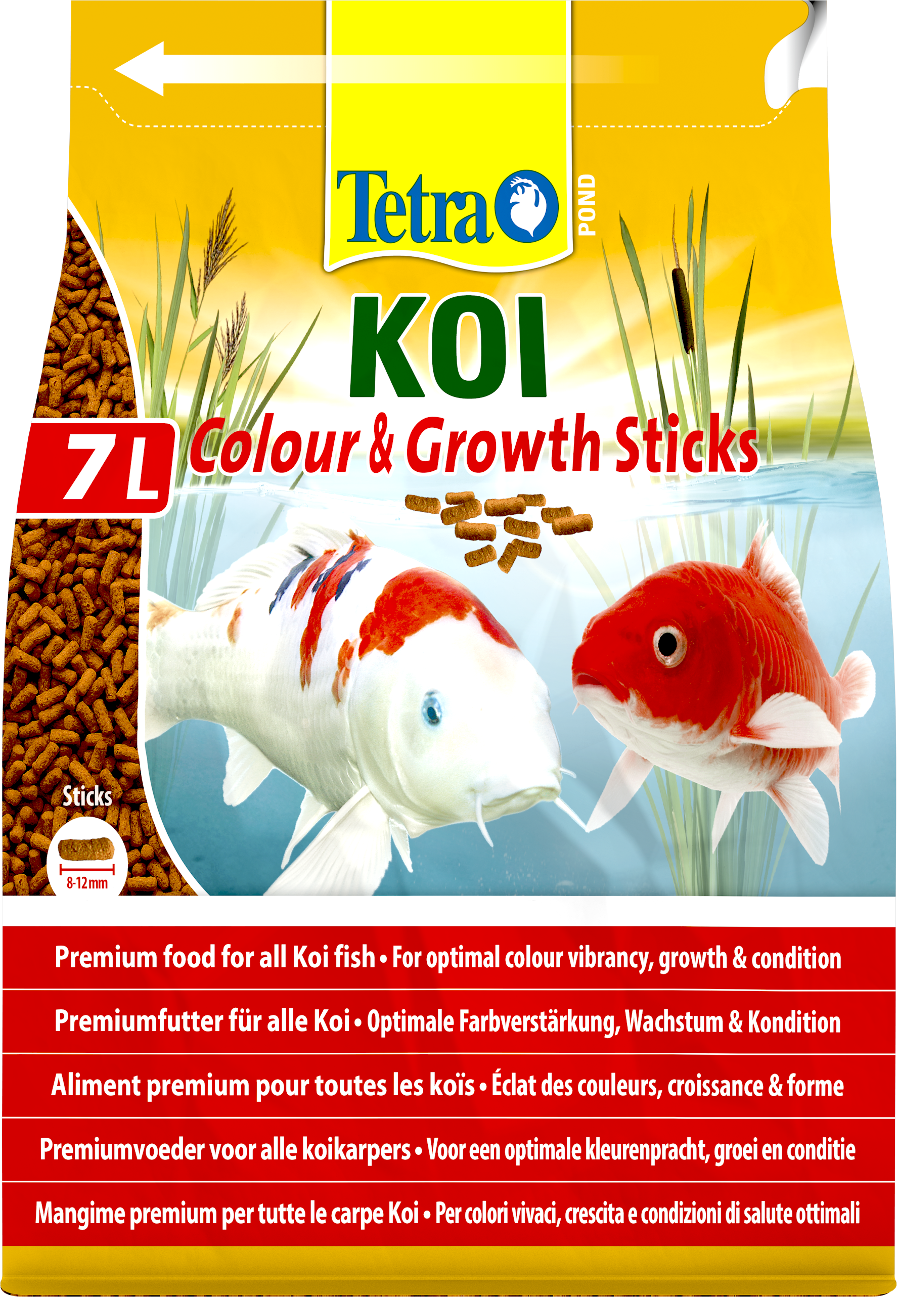 Tetra Pond Koi Growth High Protein Koi & Goldfish Food — Naturally