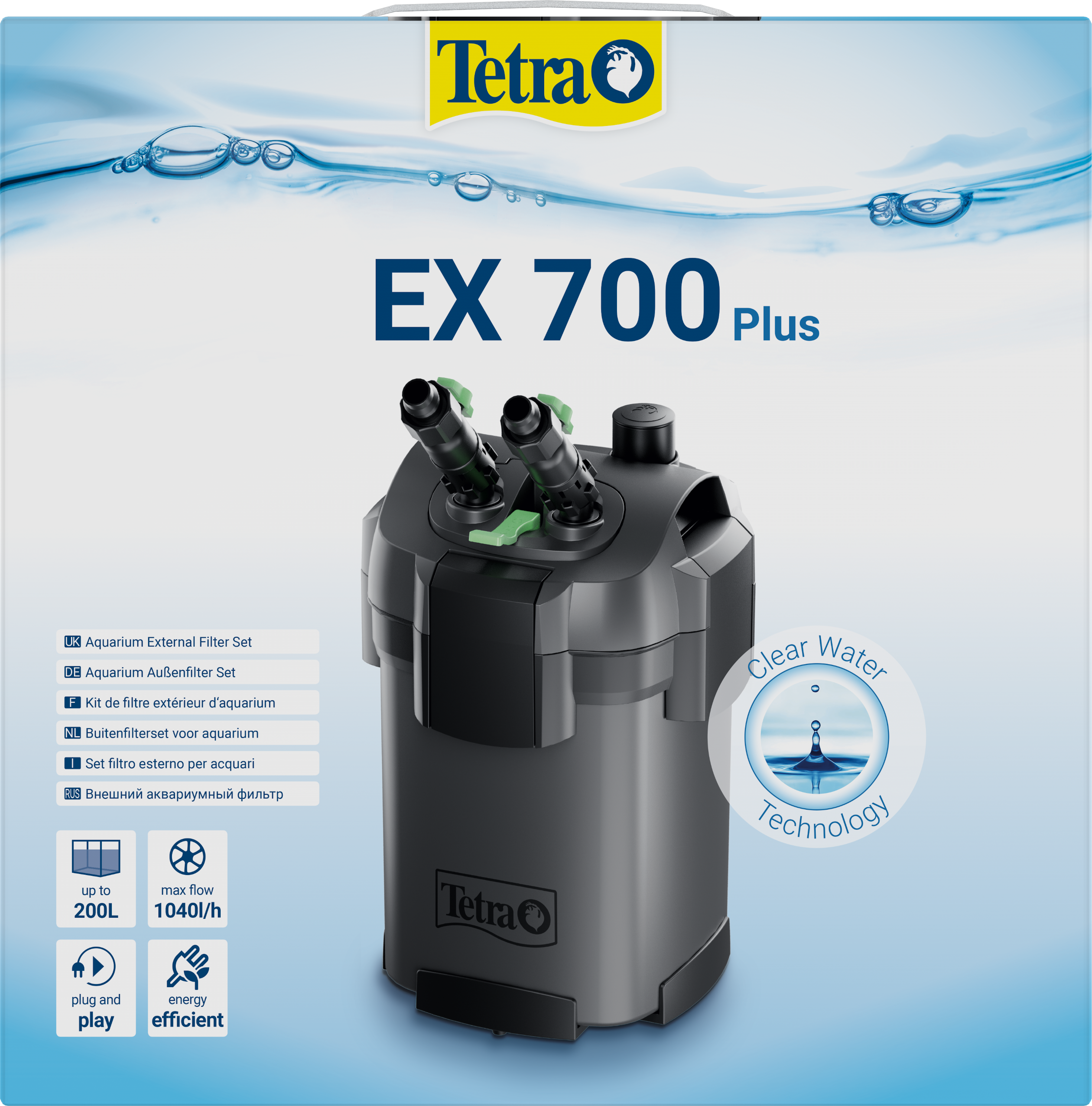 Darts monteren Verplicht Tetra EX 700 Plus complete buitenfilterset: Tetra